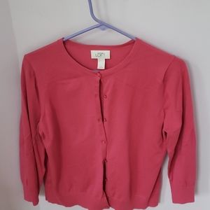 Pink cardigan